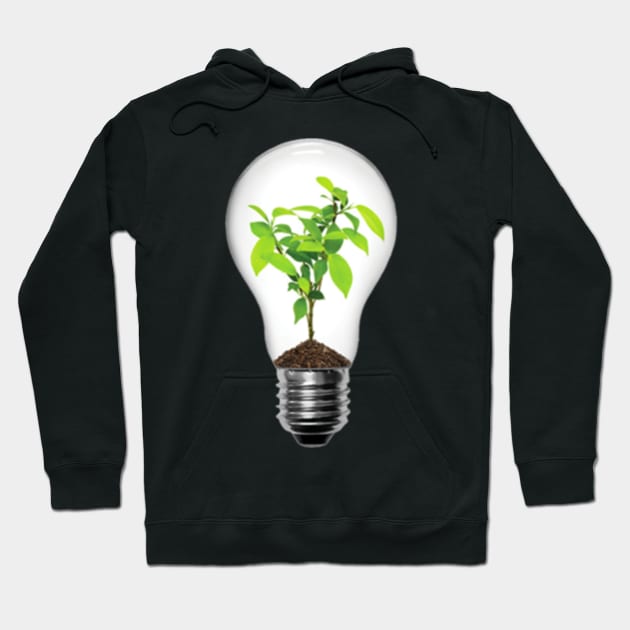 Bulb Design Hoodie by uvipatel